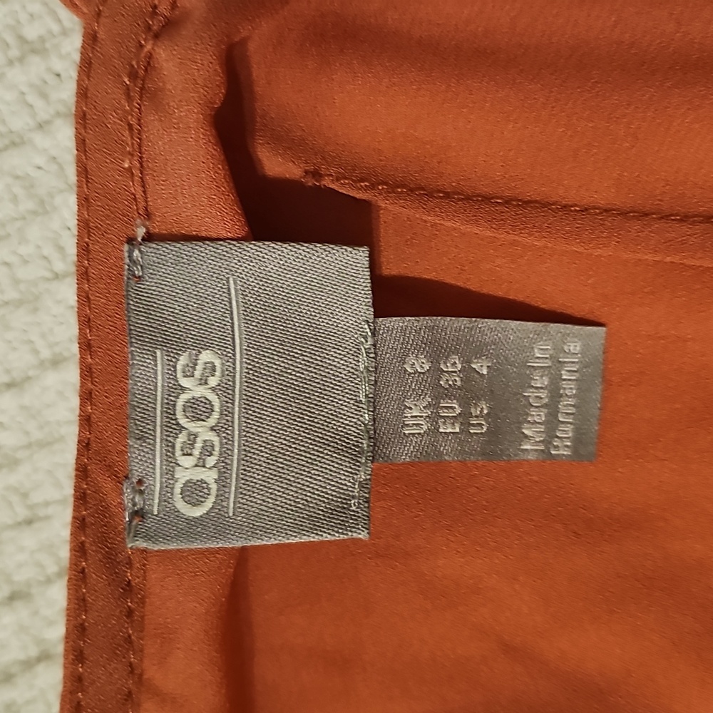 ASOS Rust Maxi Dress - Picture 2 of 3